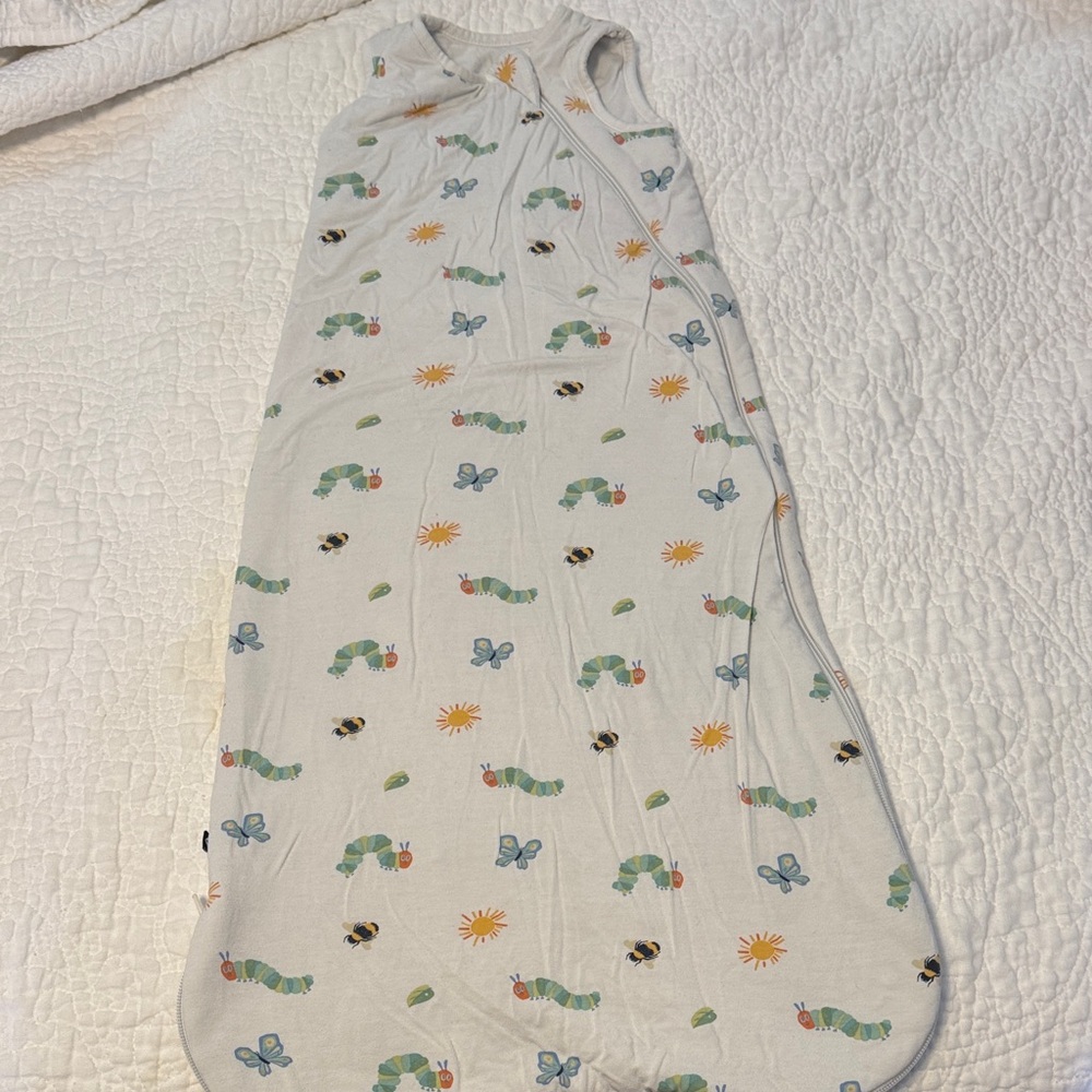 Kyte Baby Sleep Sack Eric Carle Hungry Little Caterpillar Print. Size M, 1.0 tog